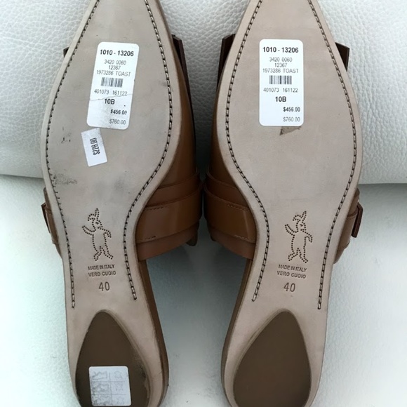 MARNI Leather Fringe Flat Kiltie Mule - SIZE 40 - Picture 6 of 6